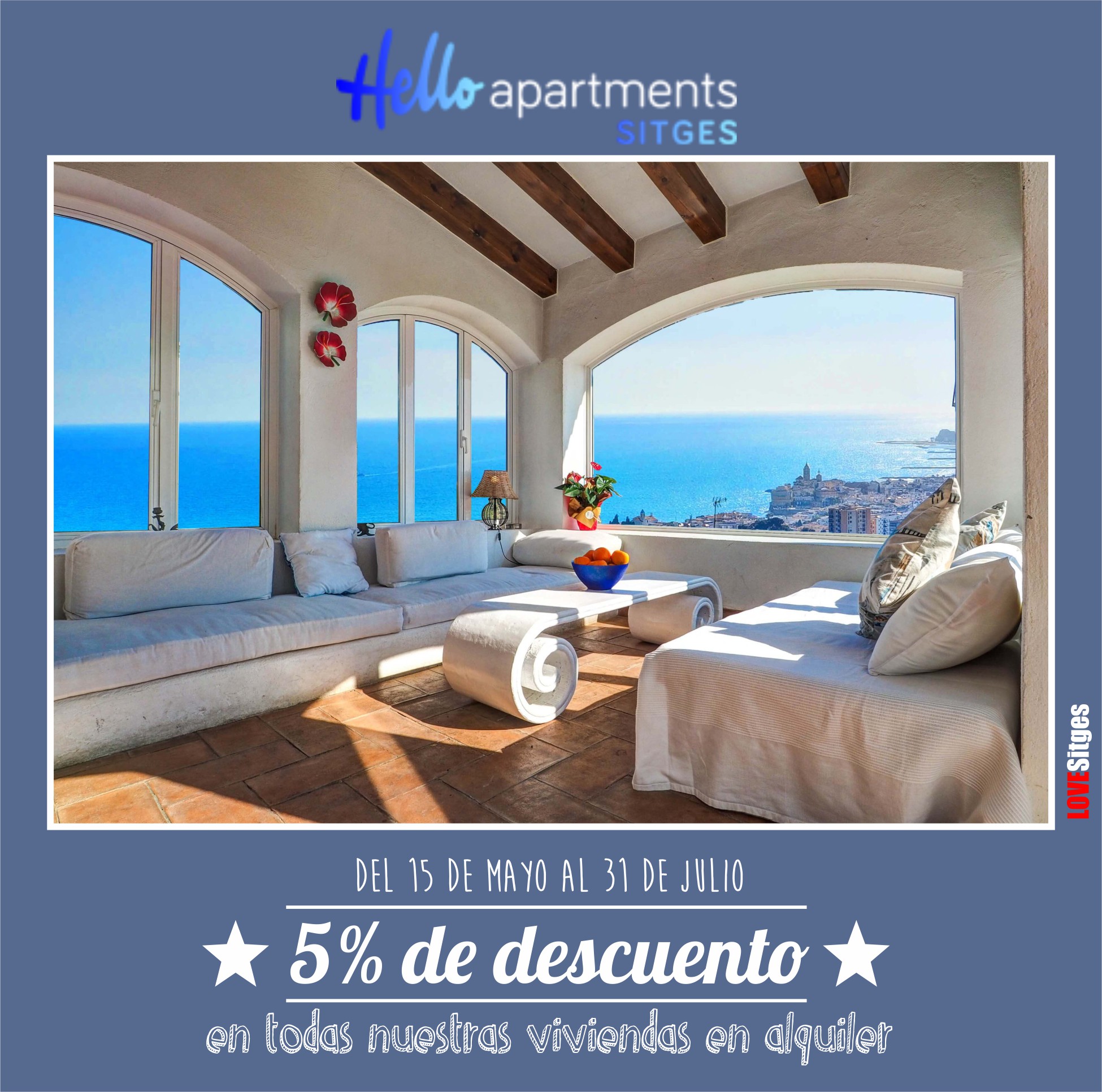 Love Sitges | Descuentos en alquileres by Hello Apartments